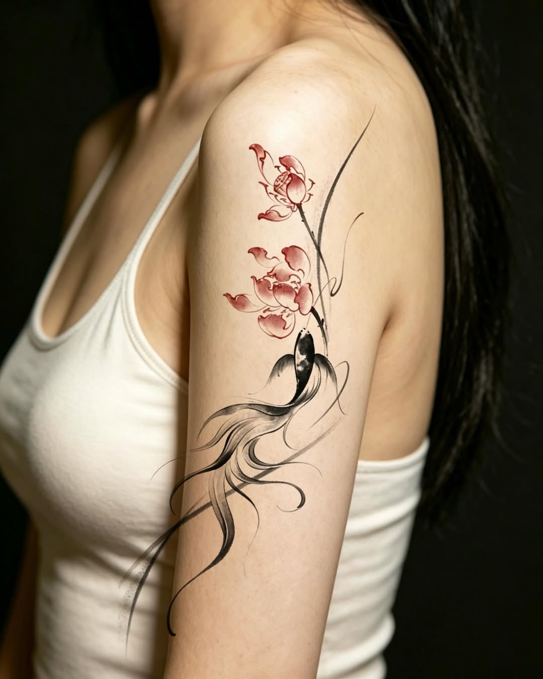 Tattoo by @tizy.inks — japanese_irezumi, watercolor