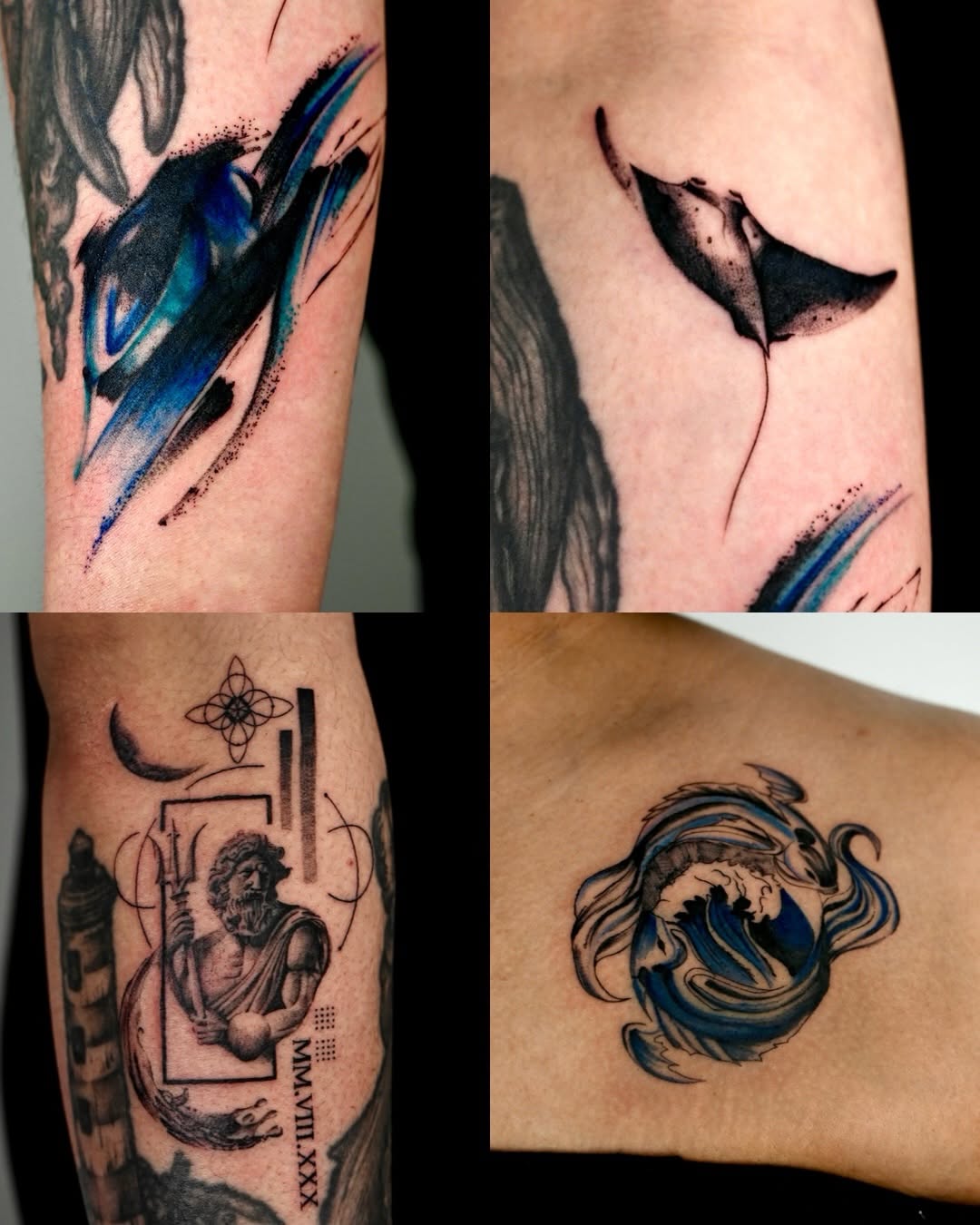 Tattoo by @tattooist_urban — black_and_grey, illustrative