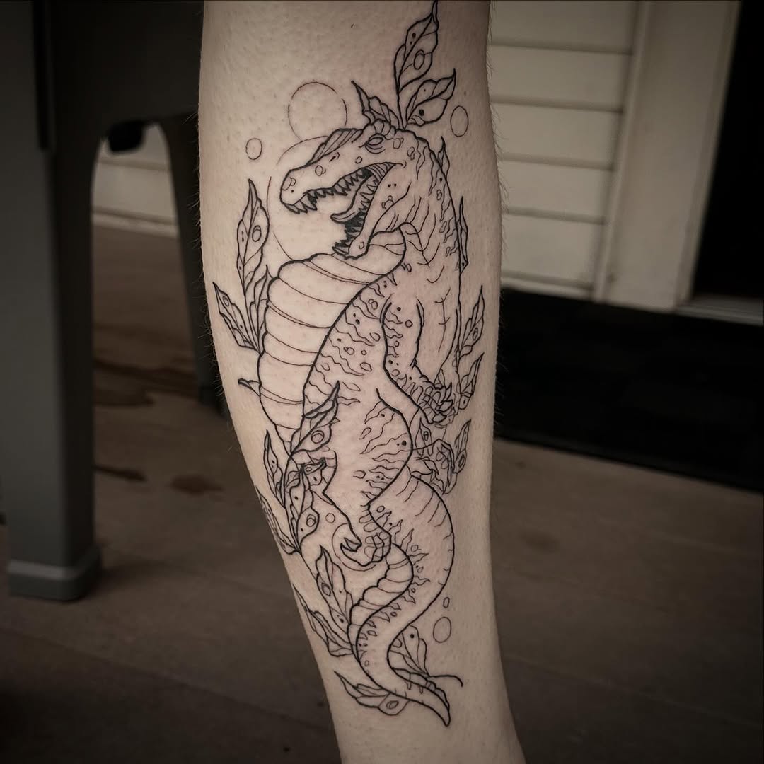 Tattoo by @veggiesaurus — sketch