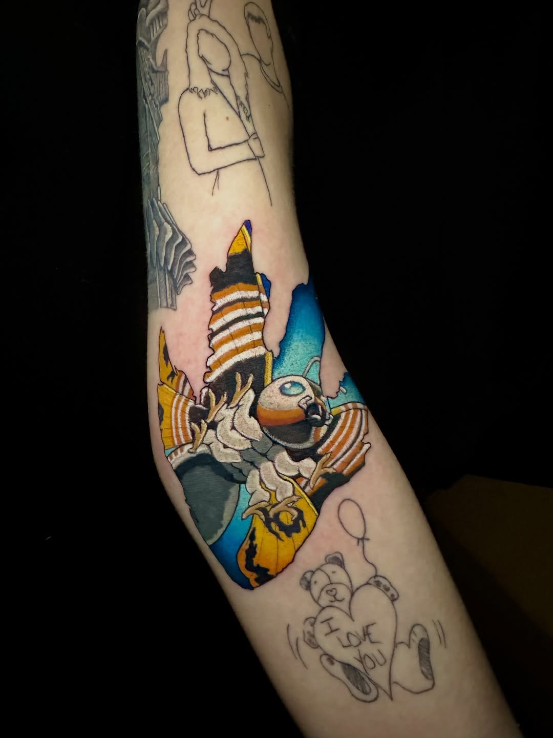 Tattoo by @d.ismailovink — new_school, anime