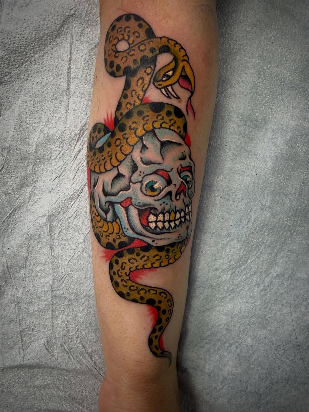 Tattoo by @thebighope — american_traditional, illustrative