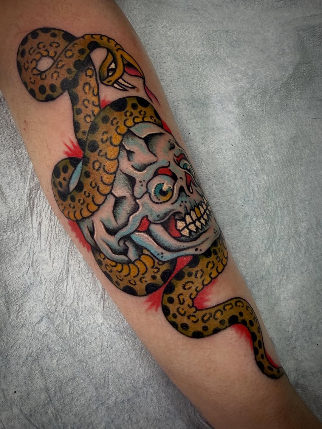 Tattoo by @thebighope — american_traditional, illustrative