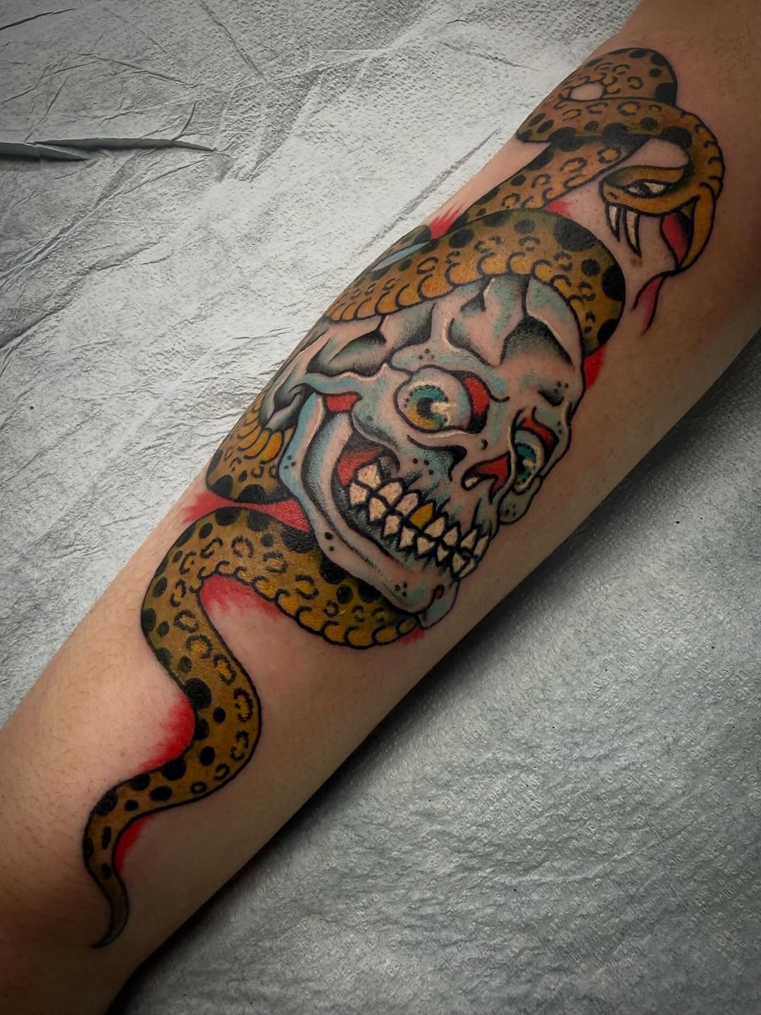 Tattoo by @thebighope — american_traditional, illustrative
