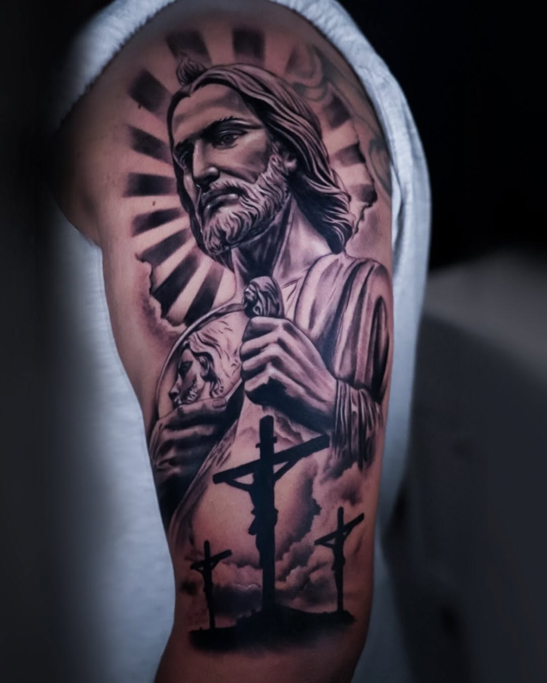 Tattoo by @nonametattoolv — realism, black_and_grey