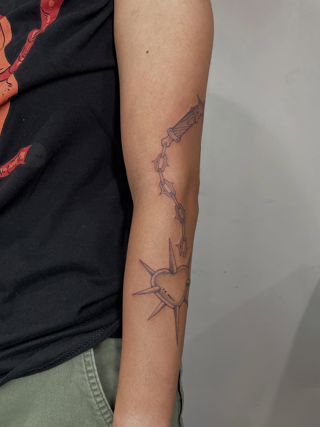 Tattoo by @gloomtimes — fine_line, black_and_grey