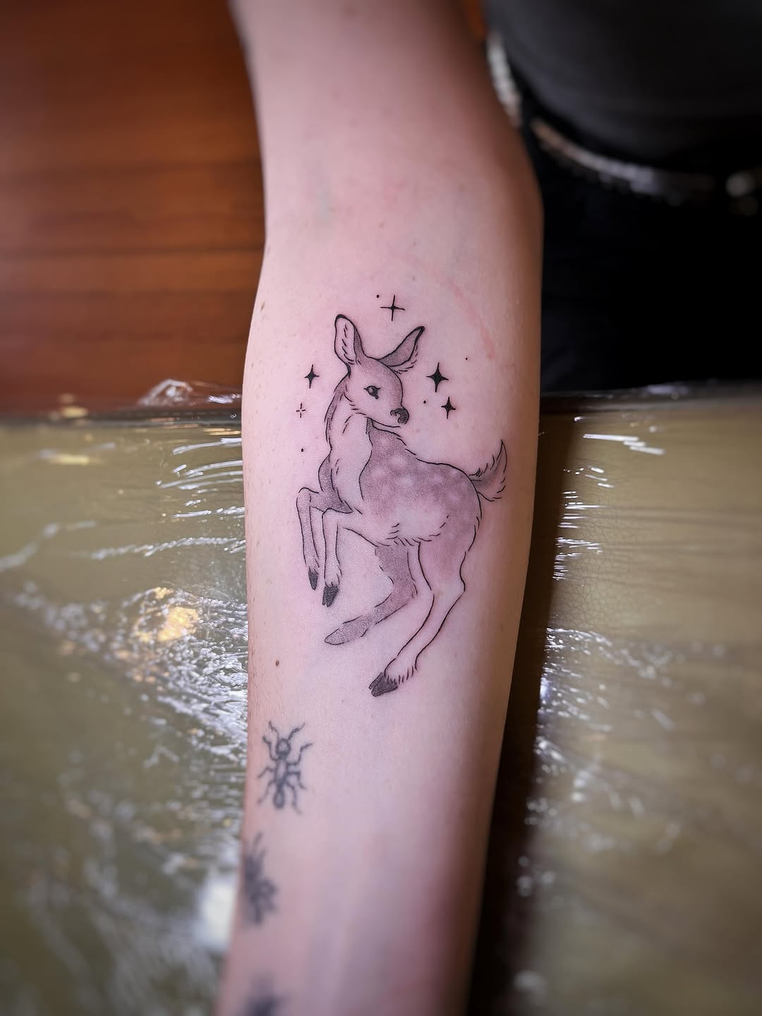 Tattoo by @bai.bai.bunni.tattoos — illustrative, fine_line