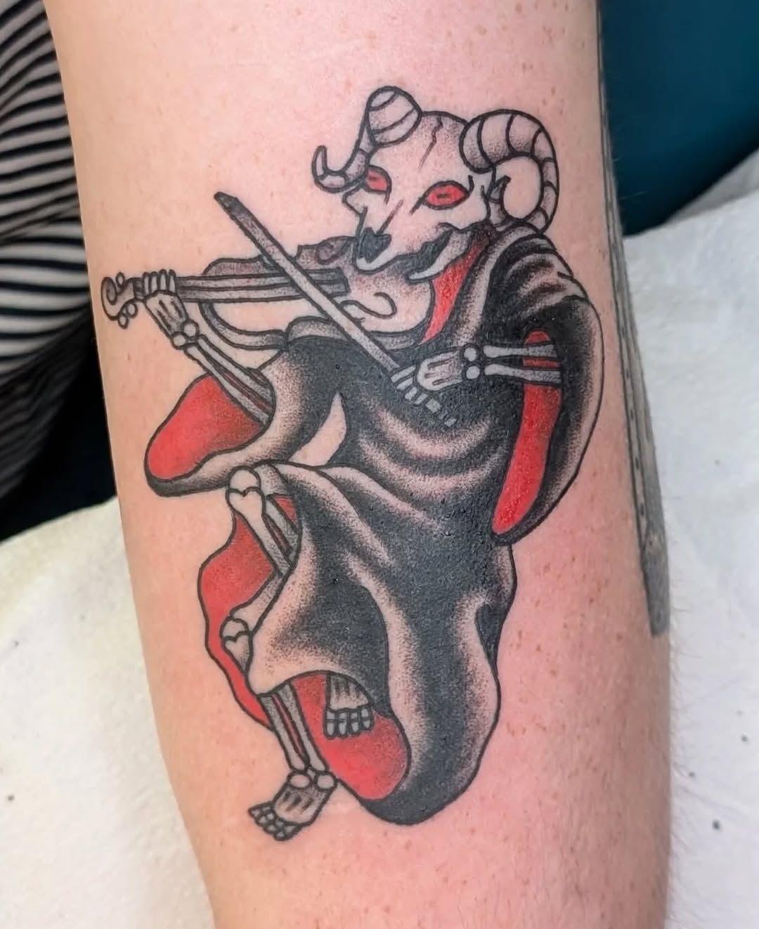 Tattoo by @casxket — american_traditional, illustrative