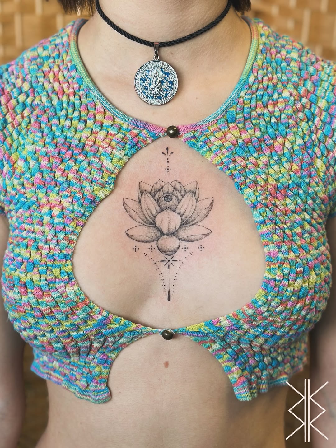 Tattoo by @wafflesworth — fine_line, dotwork