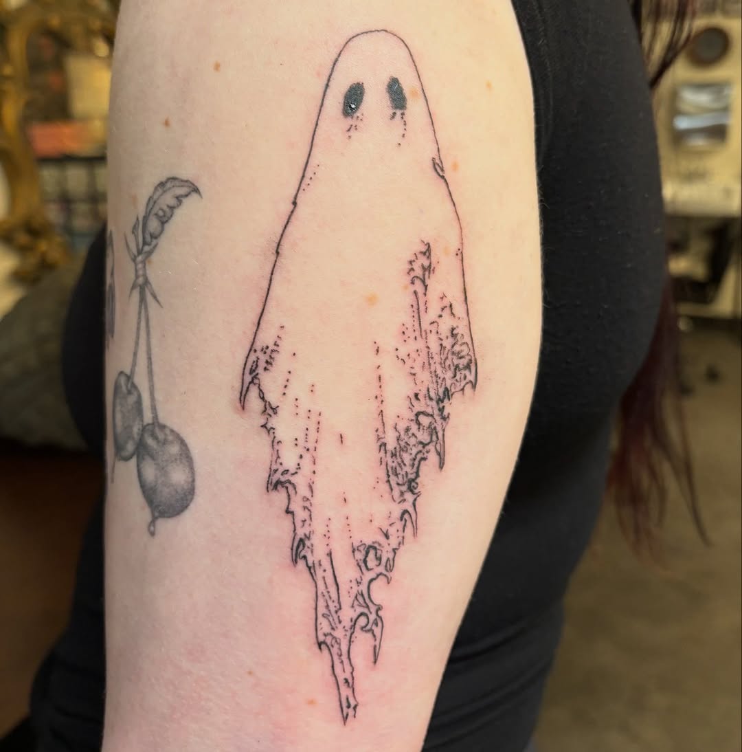 Tattoo by @katelaw_tattoos — fine_line, black_and_grey