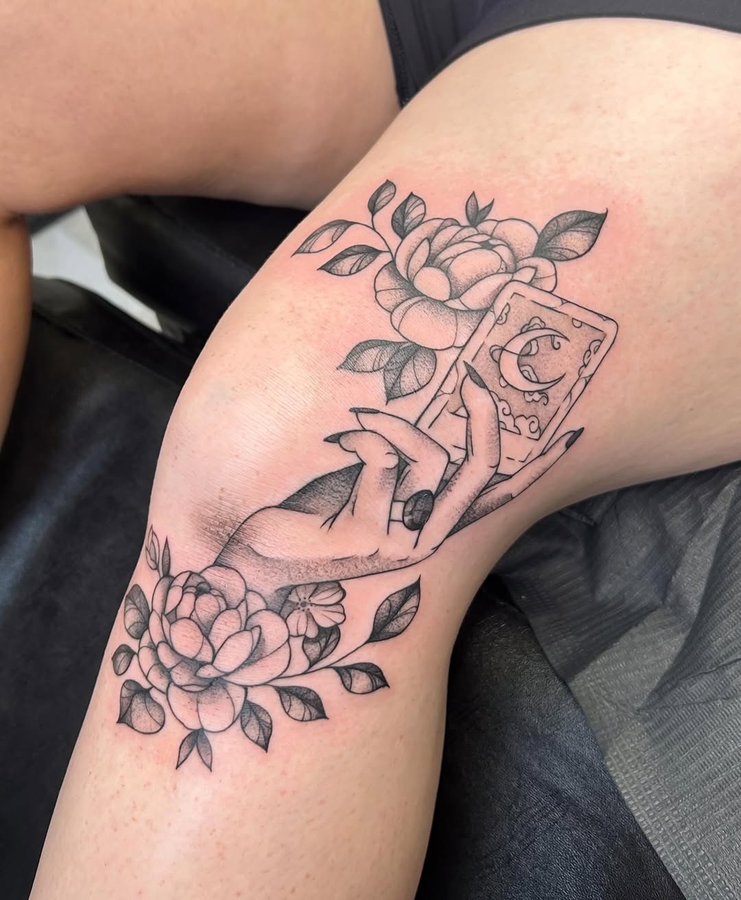 Tattoo by @artbykuna — illustrative, black_and_grey