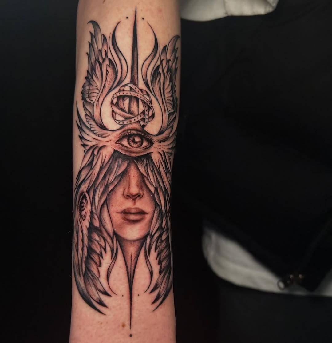 Tattoo by @chaotic__fern β black_and_grey, realism