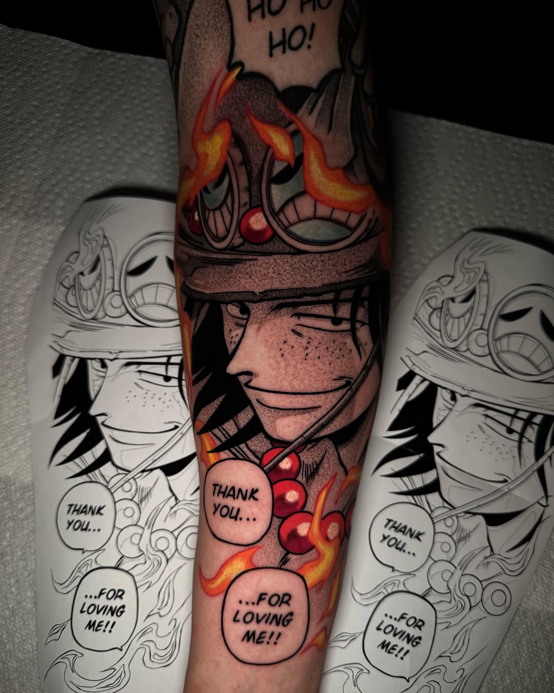 Tattoo by @rustik_uno — anime, trash_polka