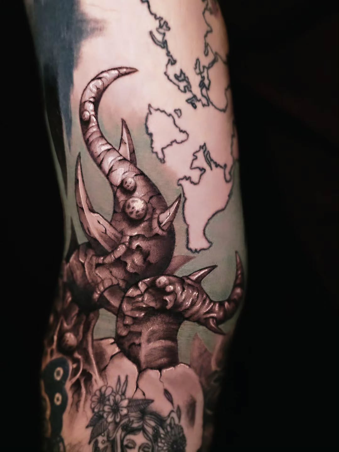 Tattoo by @jakebarneyfromstatefarm — realism, dark_realism