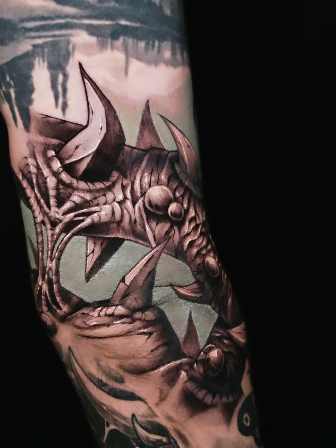 Tattoo by @jakebarneyfromstatefarm — realism, dark_realism