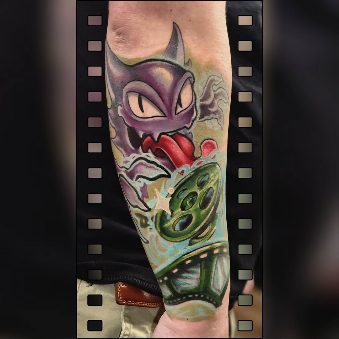 Tattoo by @birdysartnest_tb — new_school, anime