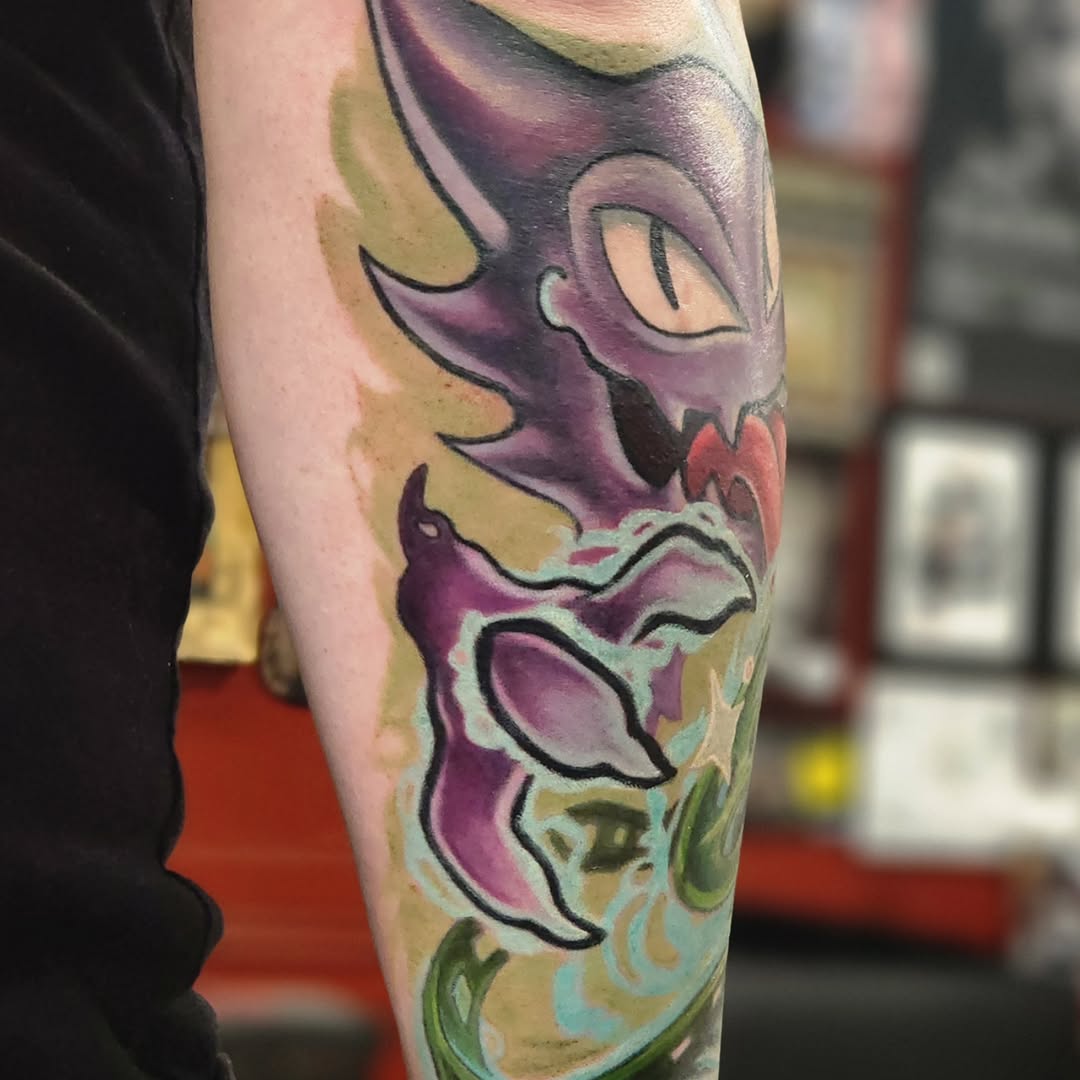 Tattoo by @birdysartnest_tb — new_school, anime