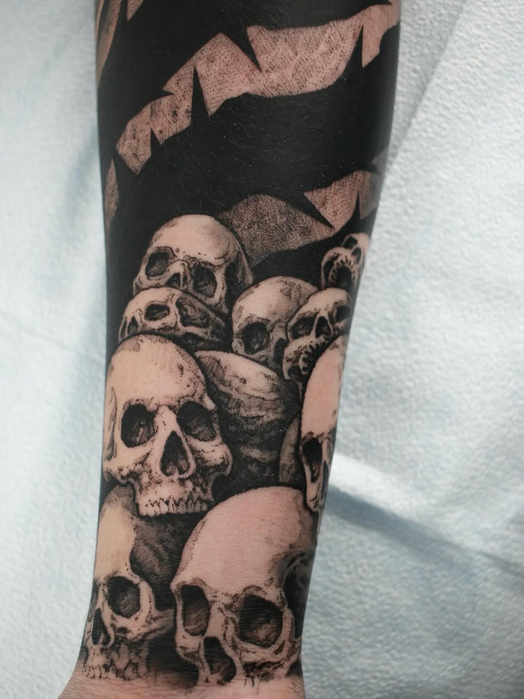 Tattoo by @hollowpriest — black_and_grey, realism