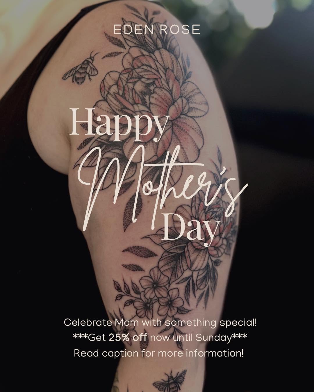 Tattoo by @edenroseink — black_and_grey