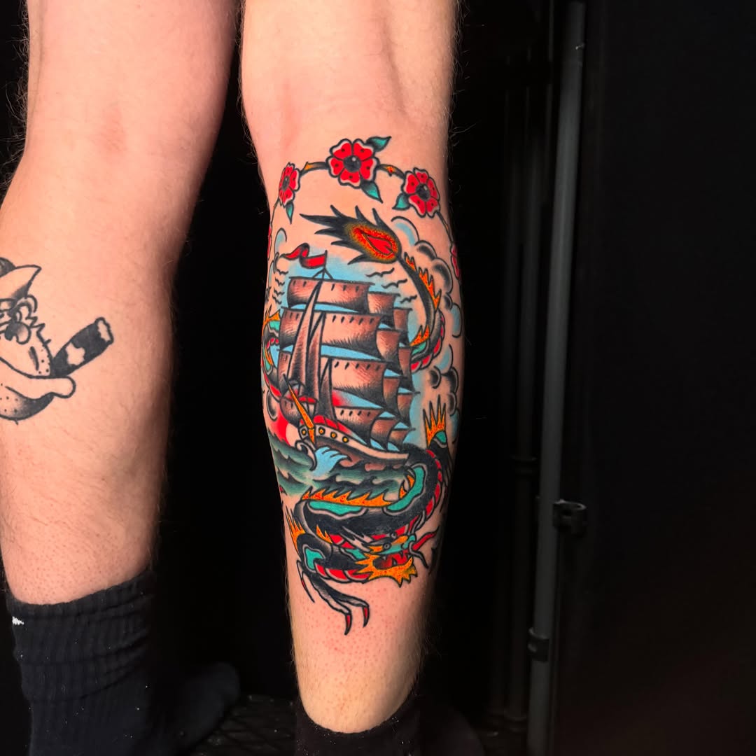 Tattoo by @noottattoo — american_traditional, illustrative
