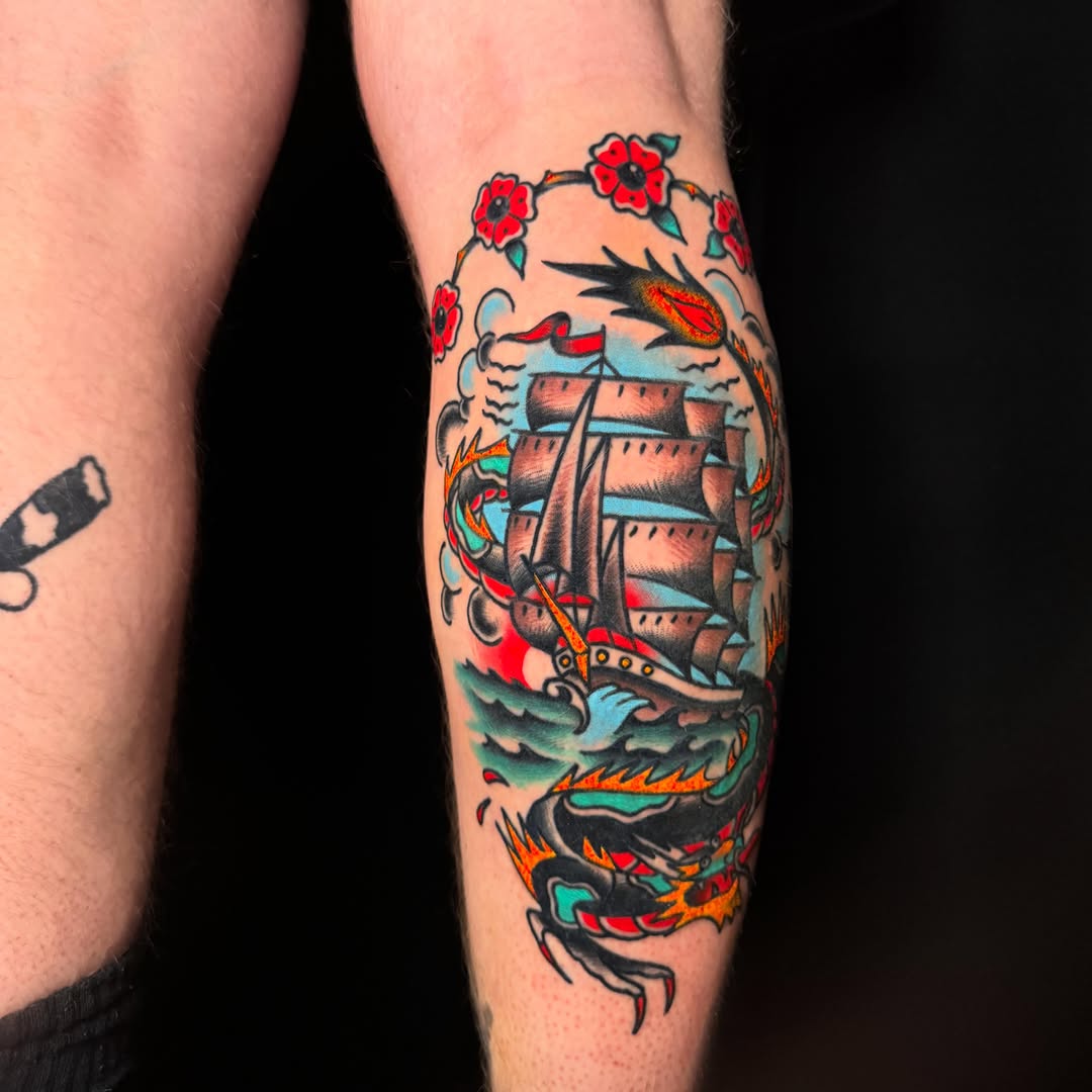 Tattoo by @noottattoo — american_traditional, illustrative