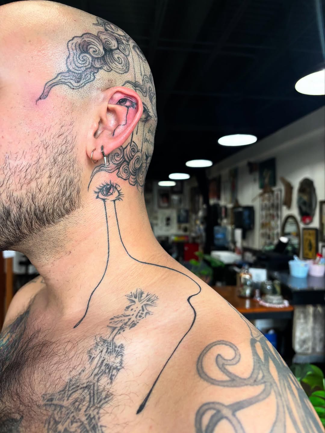 Tattoo by @kathleentattoos — blackwork