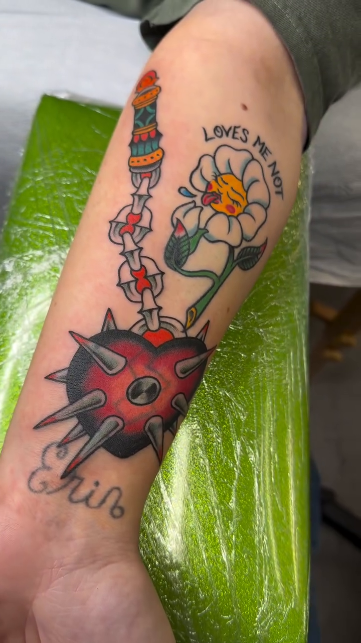 Tattoo by @kumathetattooer — neo_traditional, trash_polka