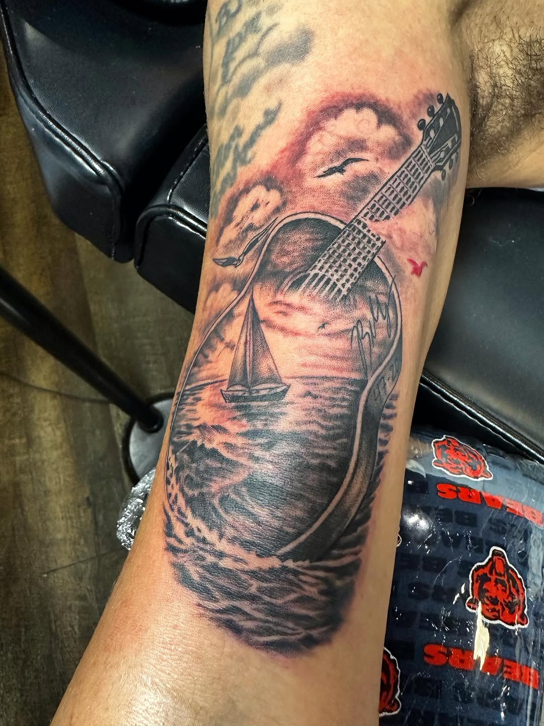 Tattoo by @jasonponcetattoos — realism, black_and_grey
