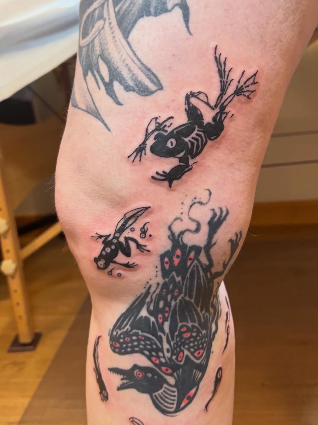 Tattoo by @firestarterink — blackwork