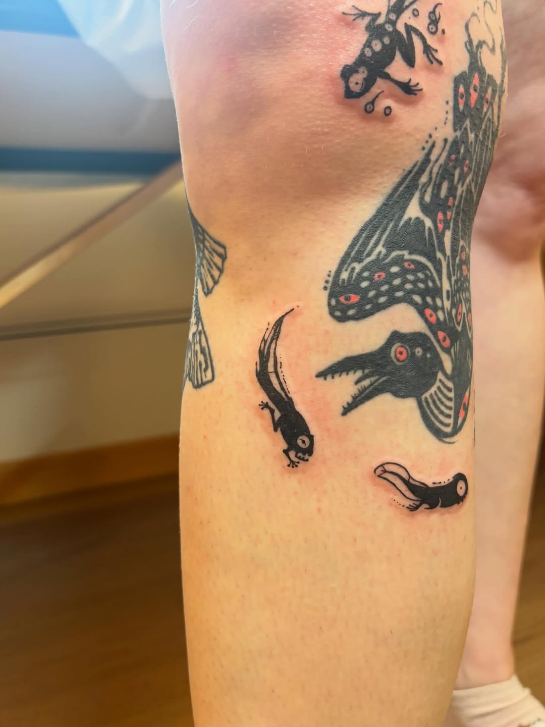 Tattoo by @firestarterink — blackwork