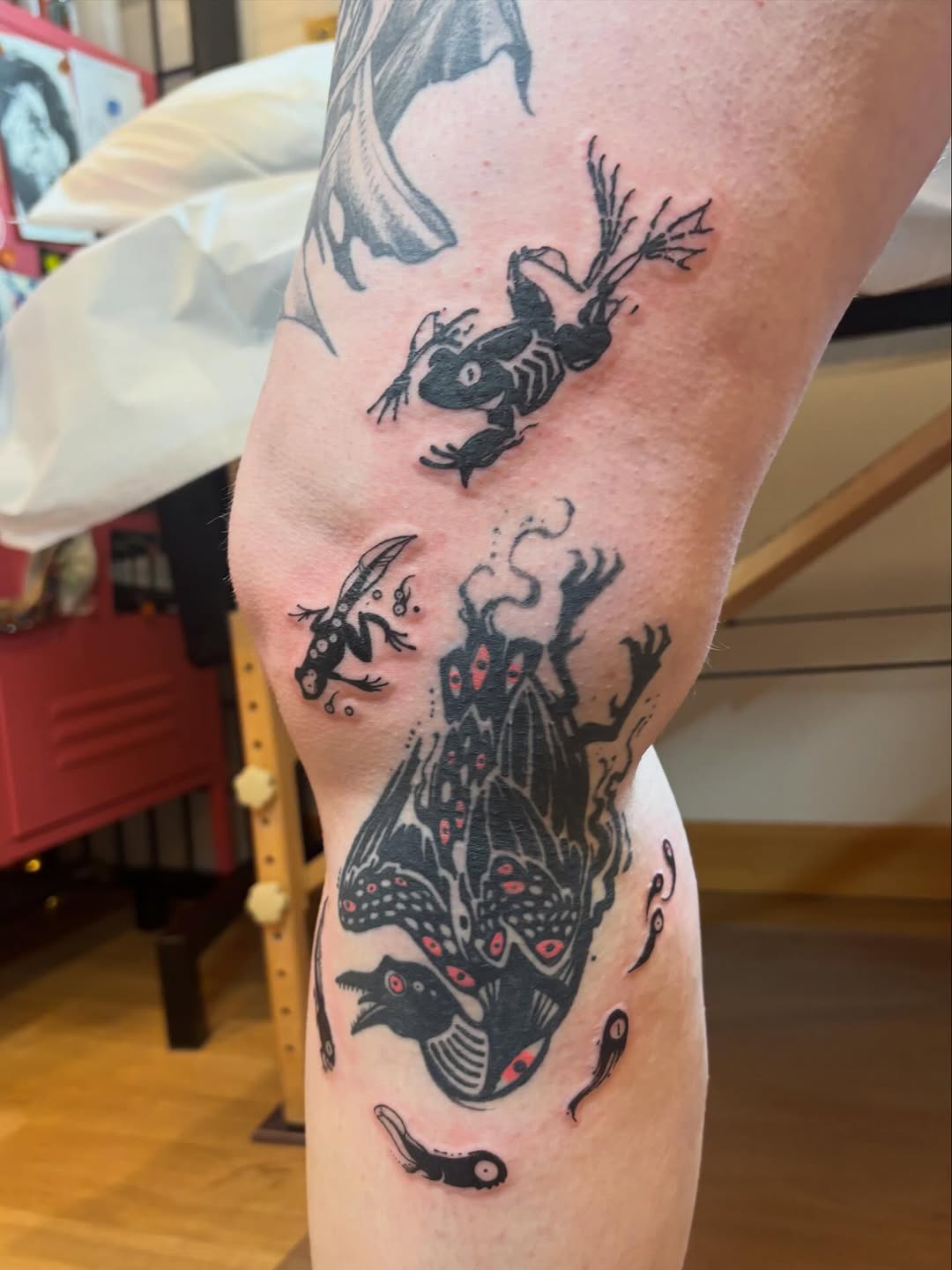 Tattoo by @firestarterink — blackwork