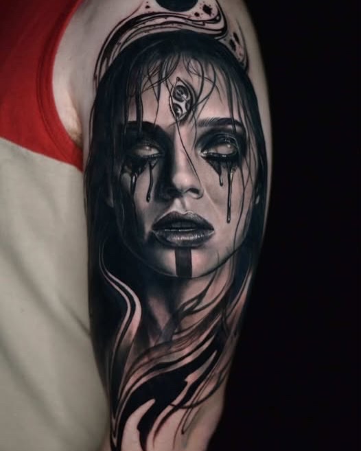 Tattoo by @julesgracetattoos โ black_and_grey, realism