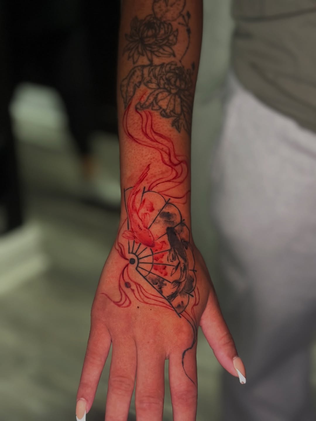 Tattoo by @apes.ttt โ japanese_irezumi, watercolor