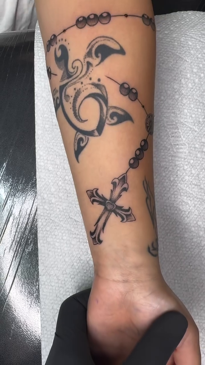 Tattoo by @colby_tattoos — fine_line, lettering_script