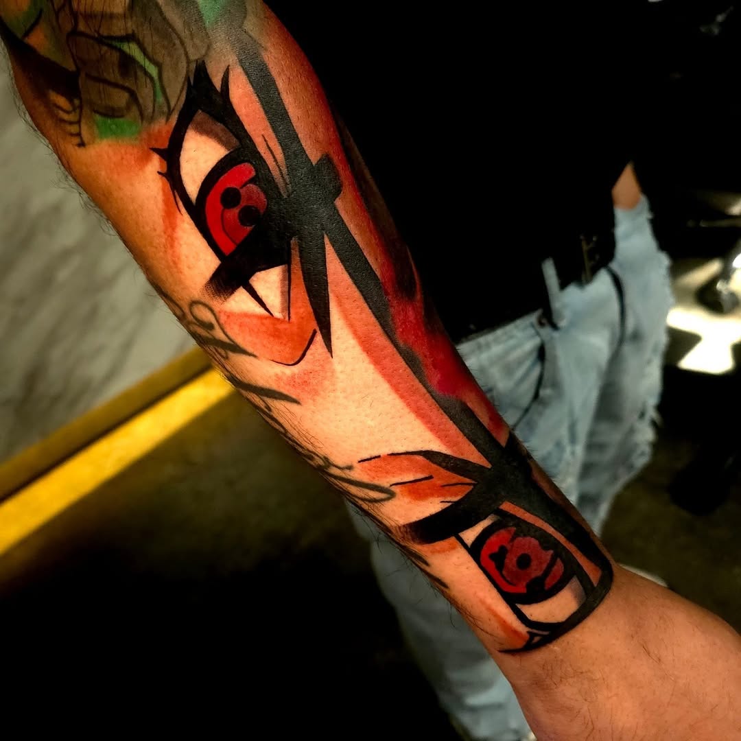 Tattoo by @x1.topsecret — anime, trash_polka