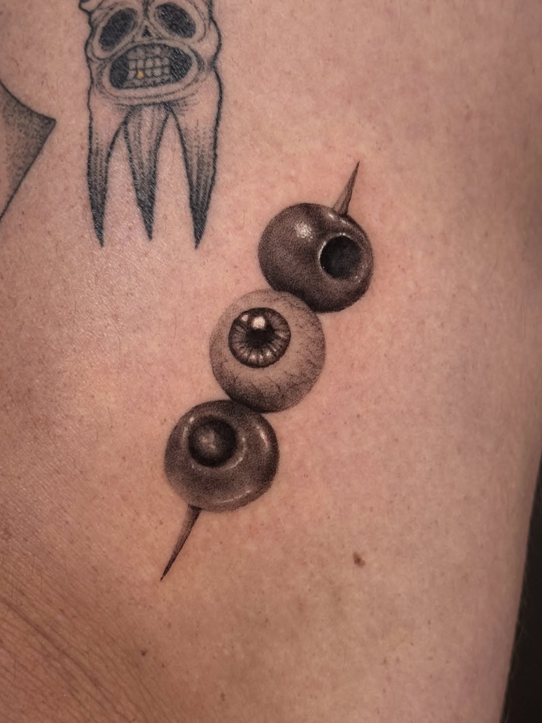 Tattoo by @hibakhantattoos — realism, dark_realism