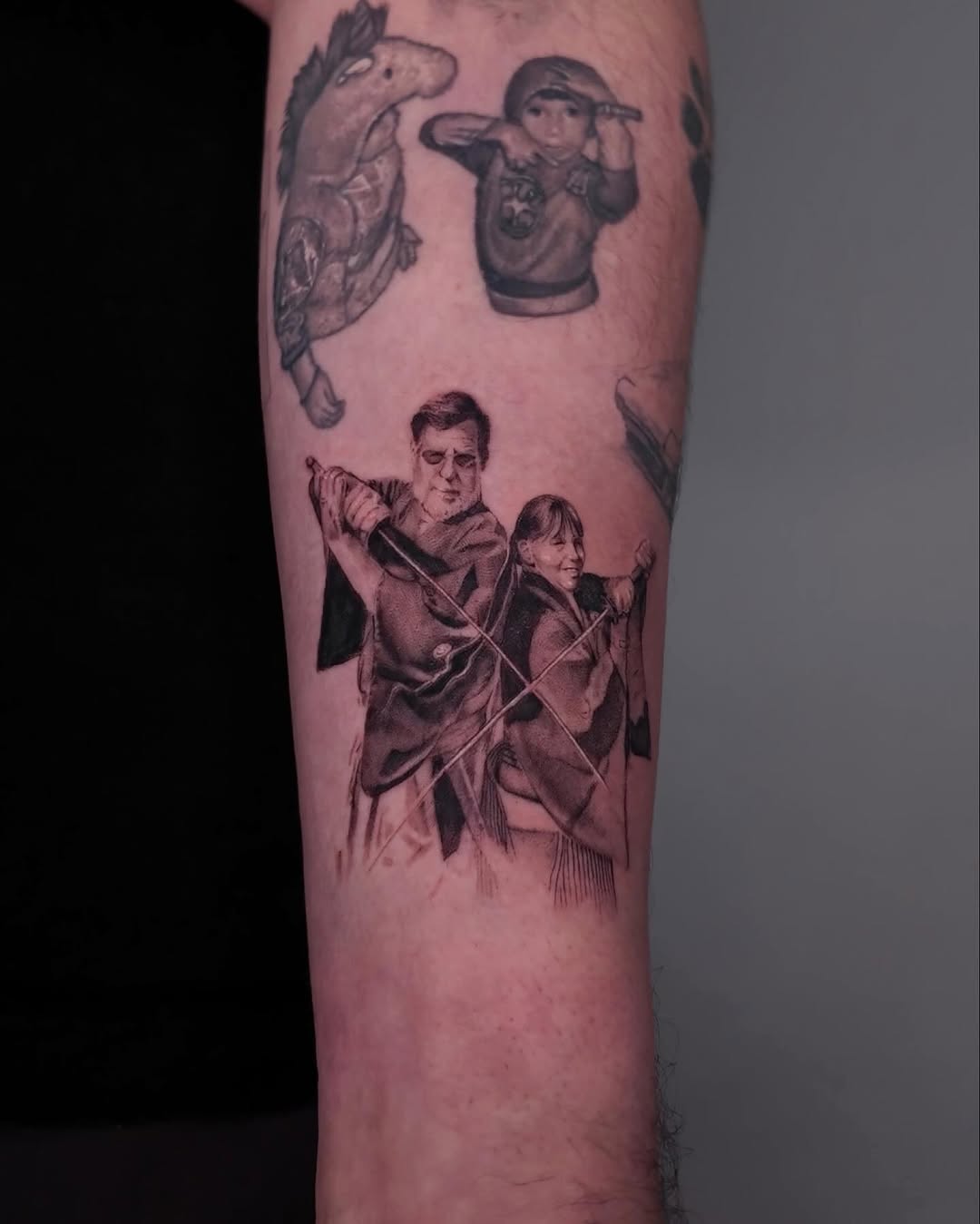 Tattoo by @tattedbygnyc — realism, black_and_grey