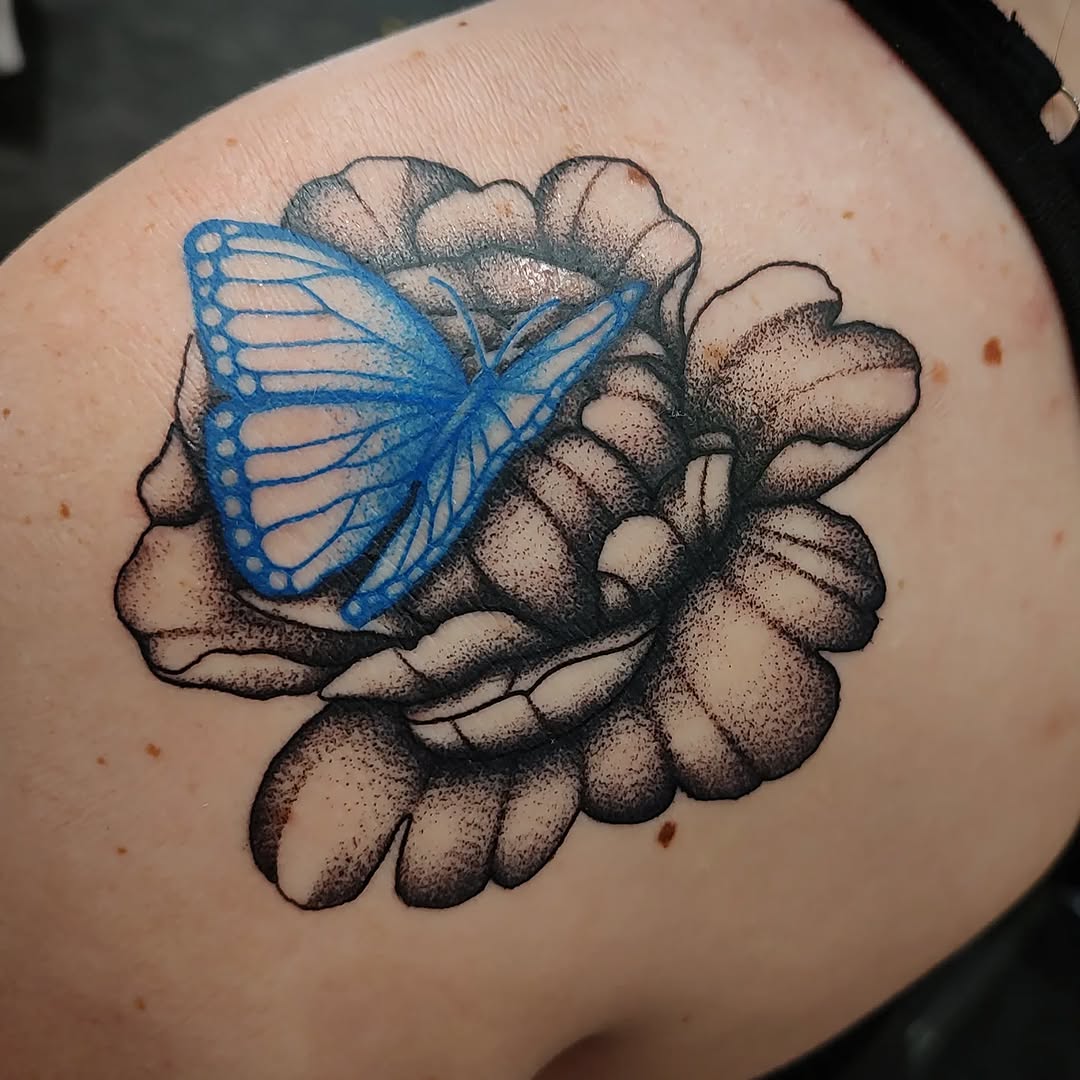 Tattoo by @karat_curations β dotwork, fine_line