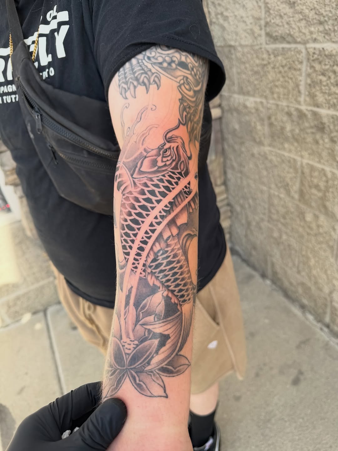 Tattoo by @winstooon — japanese_irezumi, black_and_grey