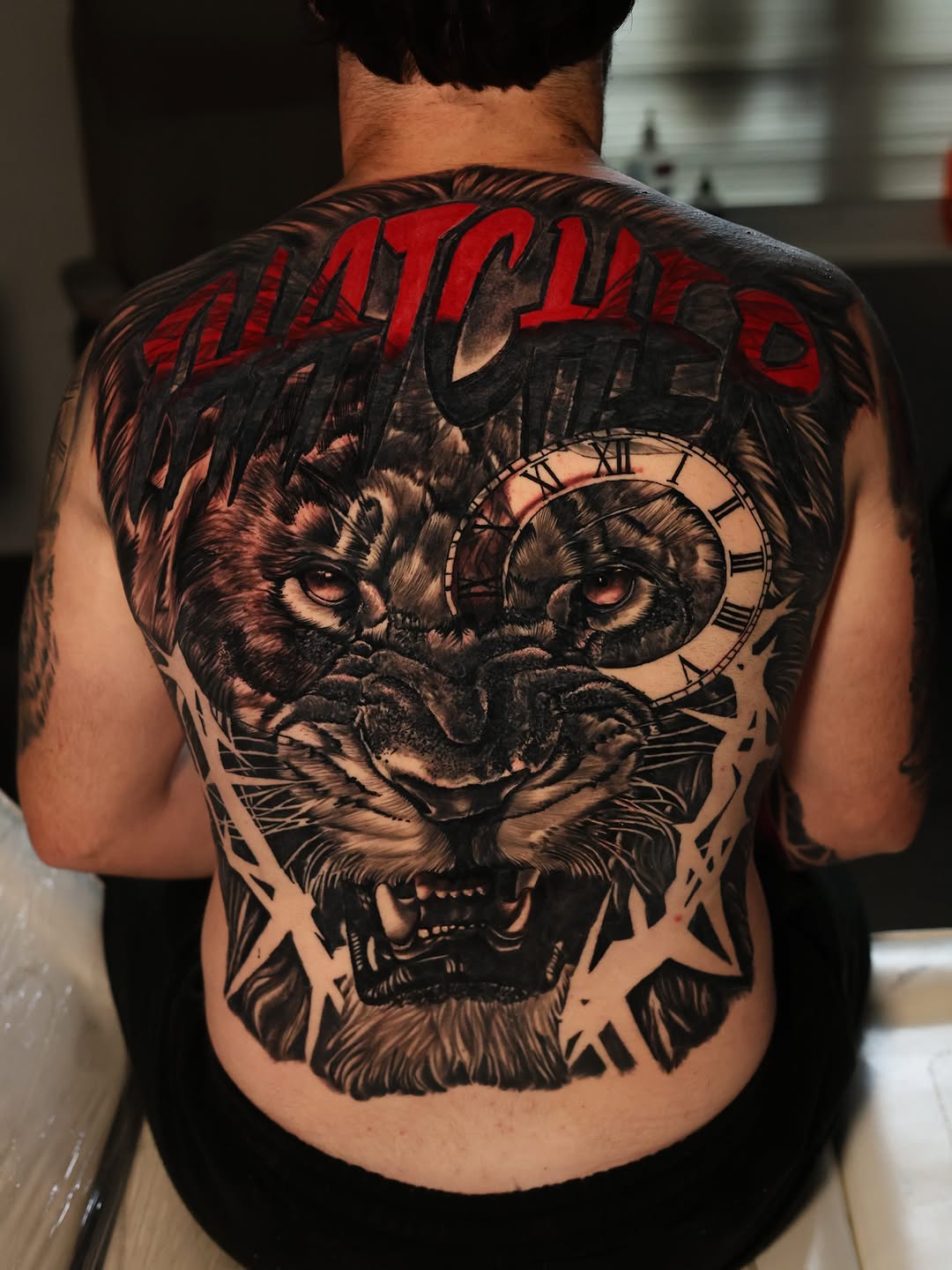 Tattoo by @bigg_pimpingg — realism, blackwork