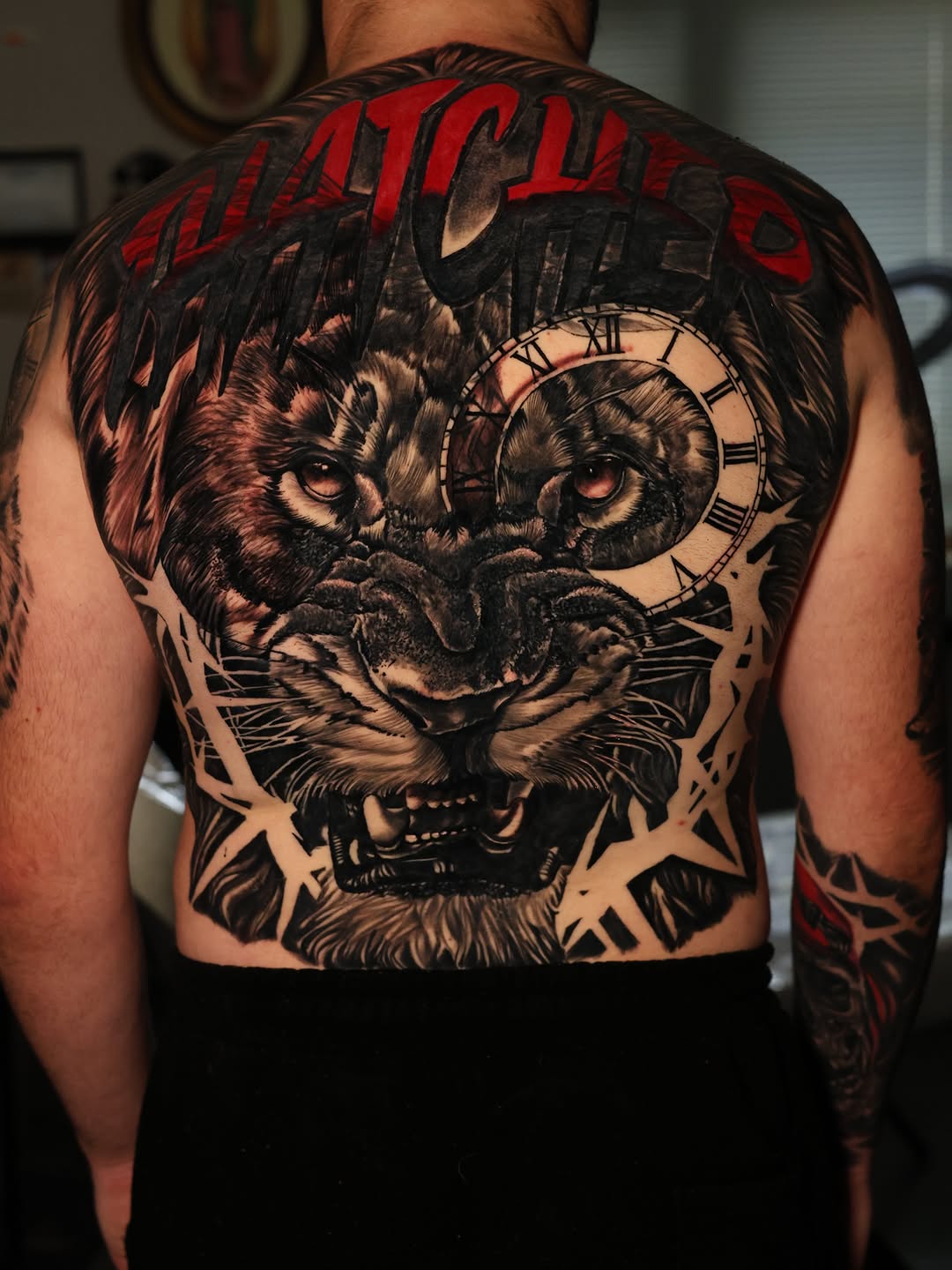 Tattoo by @bigg_pimpingg — realism, blackwork