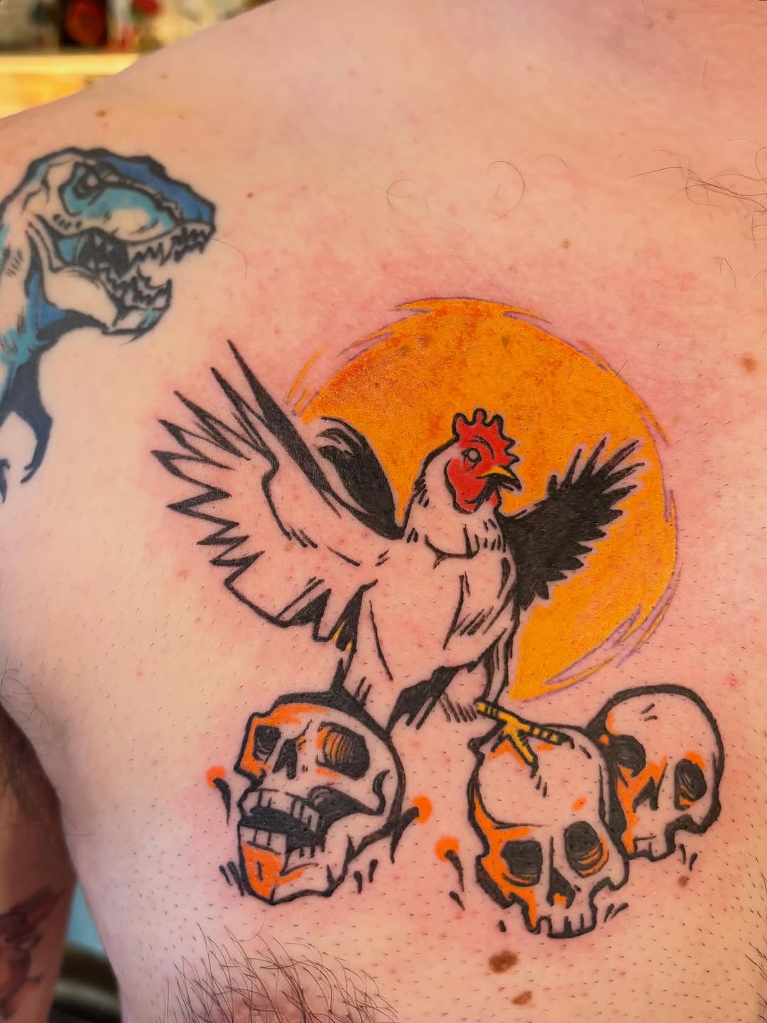 Tattoo by @firestarterink — new_school