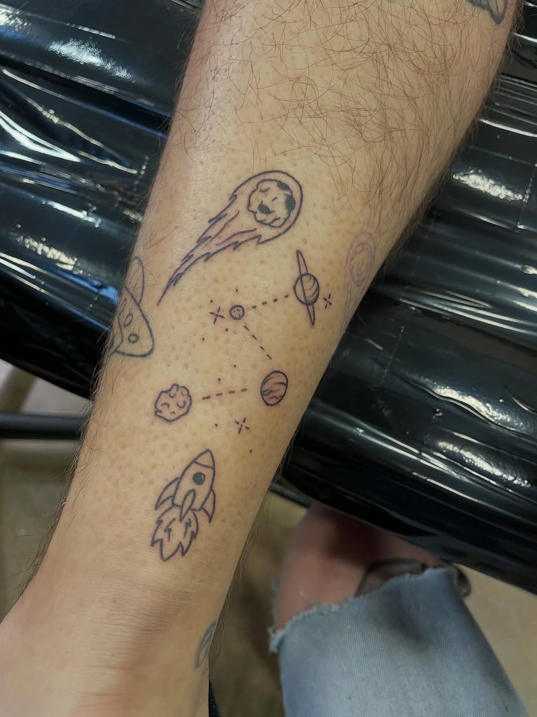 Tattoo by @jennanabread_ink — ignorant, sketch