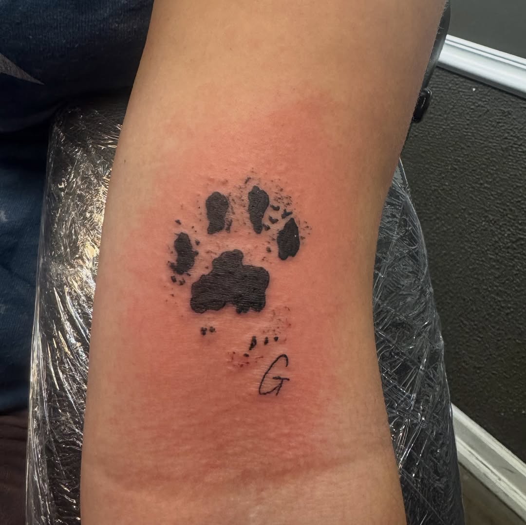 Tattoo by @lexgetinked โ blackwork, lettering_script