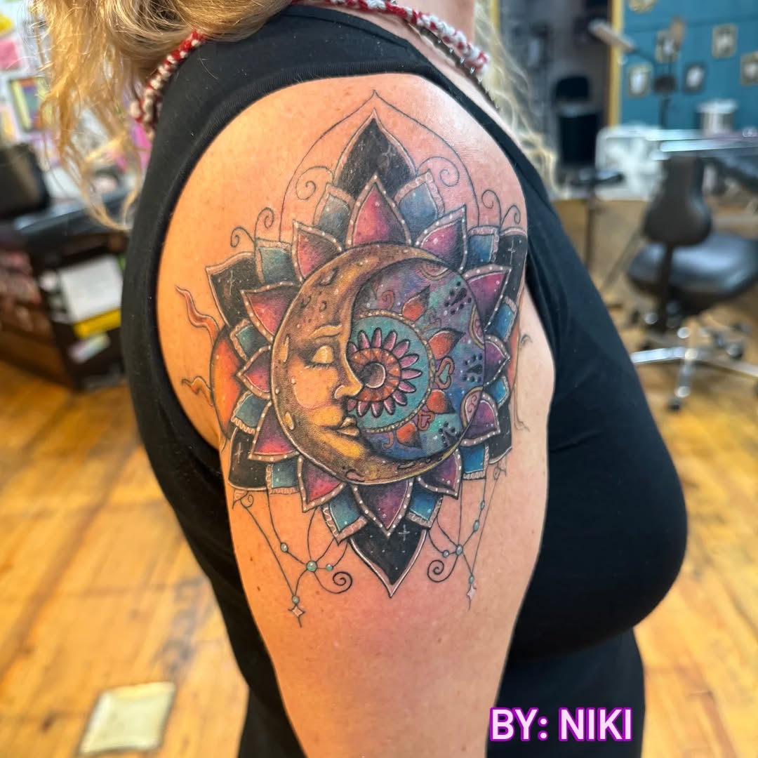 Tattoo by @getnixi — dotwork