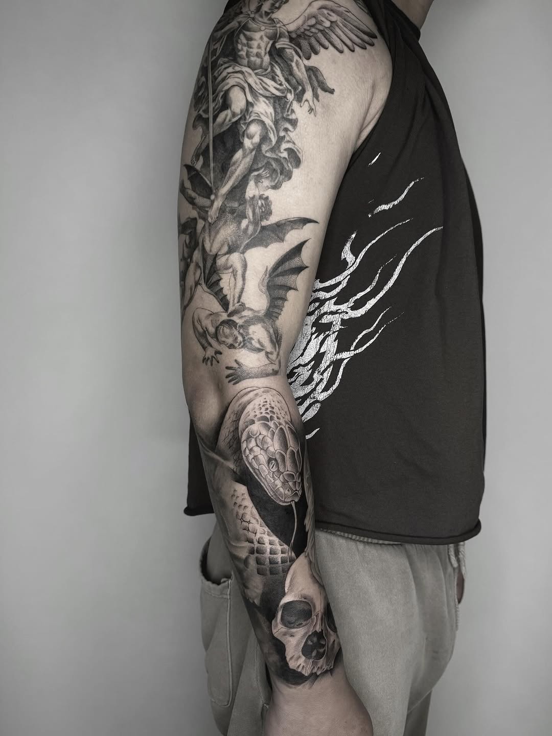 Tattoo by @alyssavart — realism, dark_realism