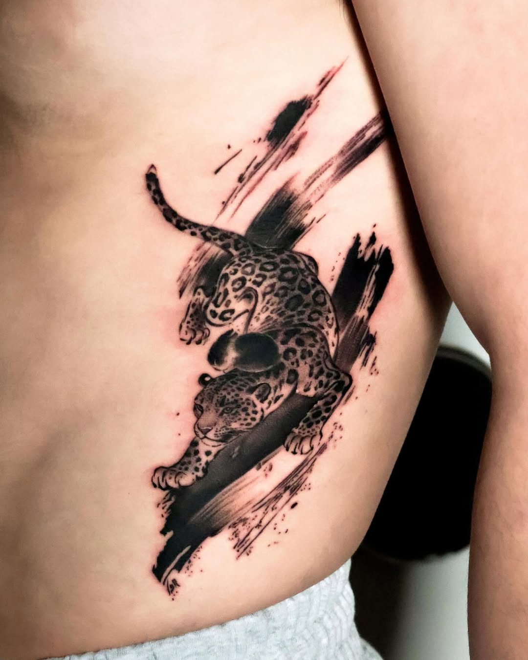 Tattoo by @kaki_tattooer โ realism, black_and_grey