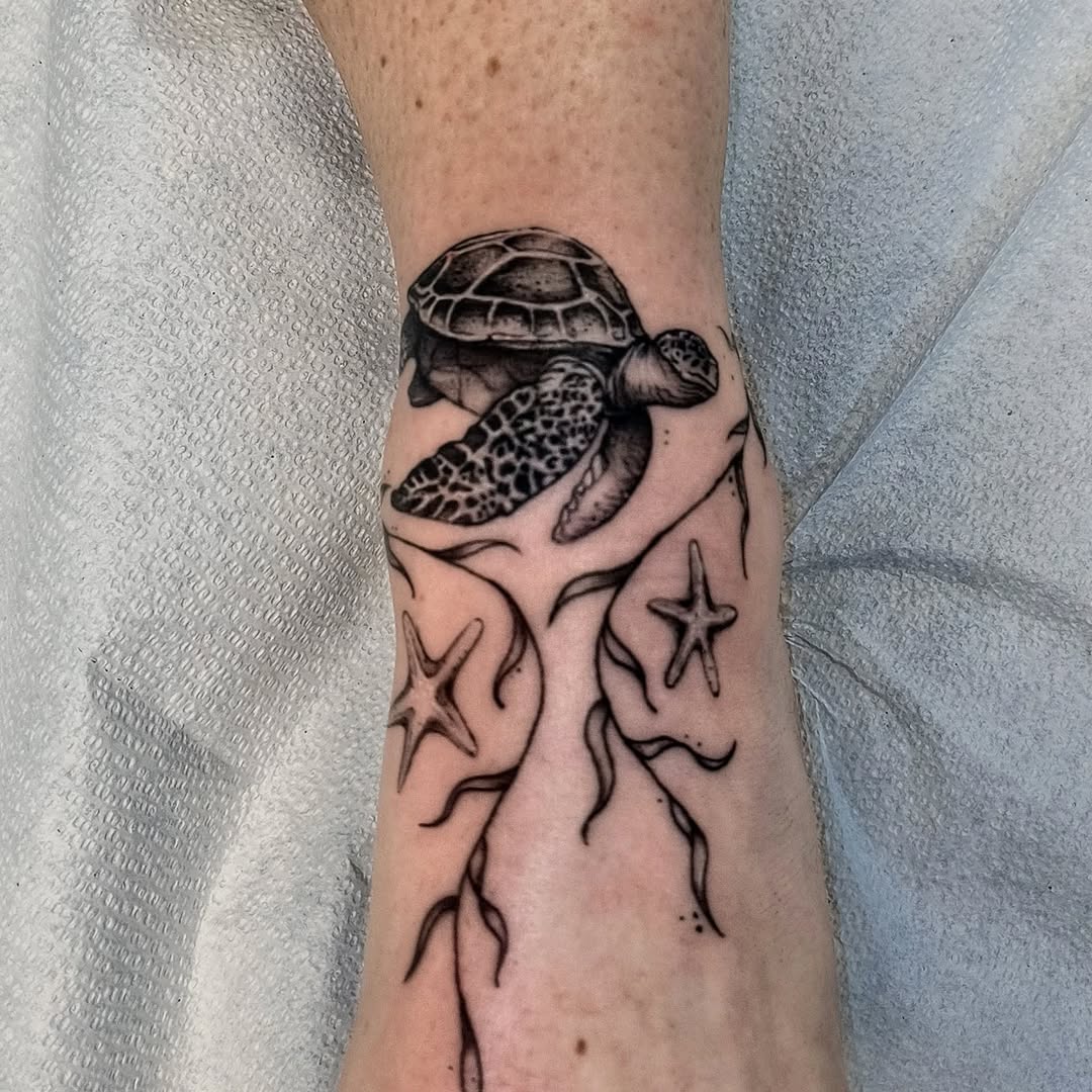 Tattoo by @getnixi — black_and_grey
