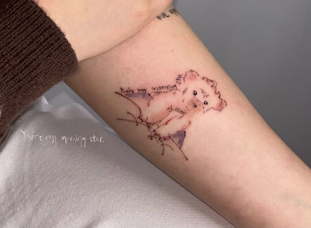 Tattoo by @_home_tattoo β fine_line, lettering_script