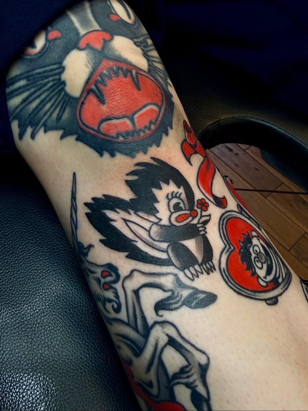 Tattoo by @zacclarktattoo — american_traditional, illustrative