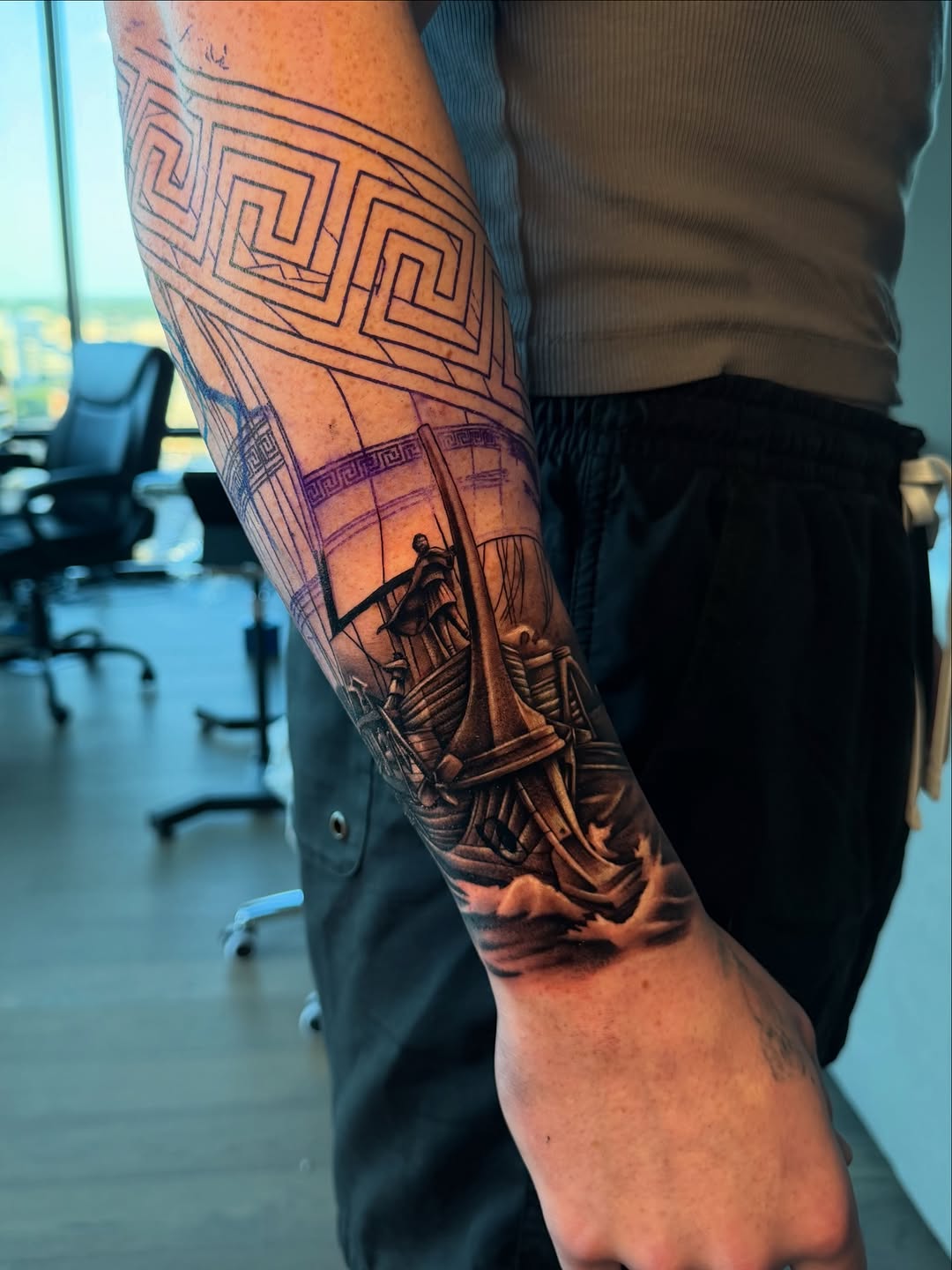 Tattoo by @thejoshacosta — black_and_grey, realism